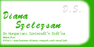 diana szelezsan business card